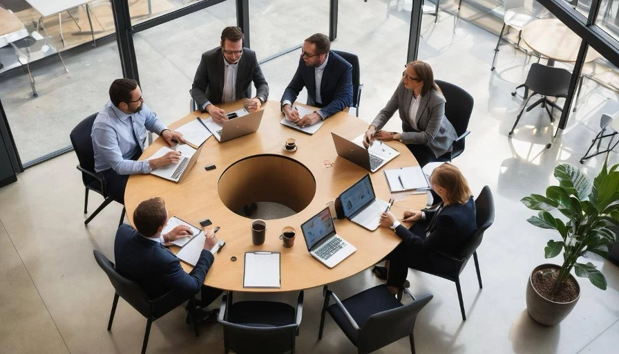 working together as a team to manage issues