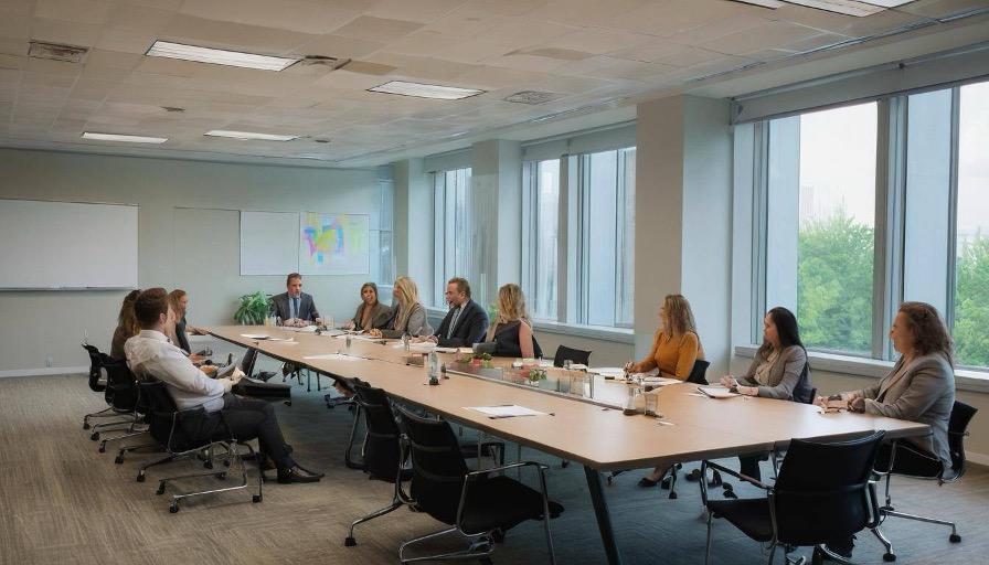 Employee relations meeting room